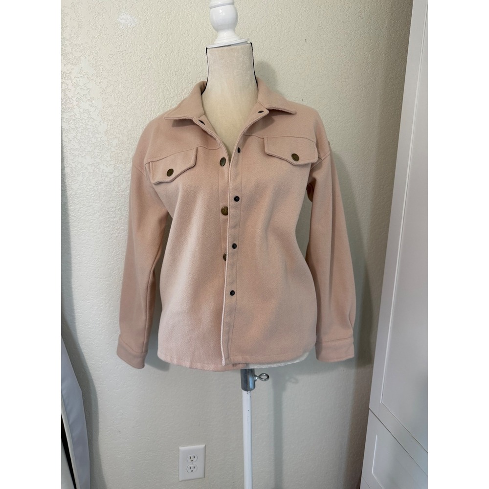 Camellia Women's Fleece Shacket, Size Small